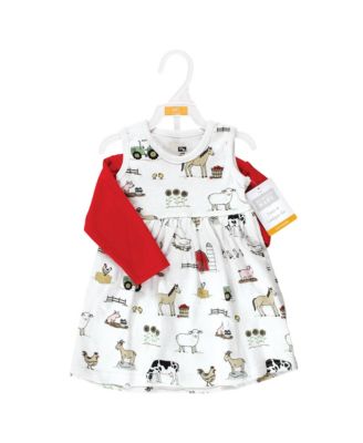 Baby Girls Essential Cotton Dress and Sweater Collection