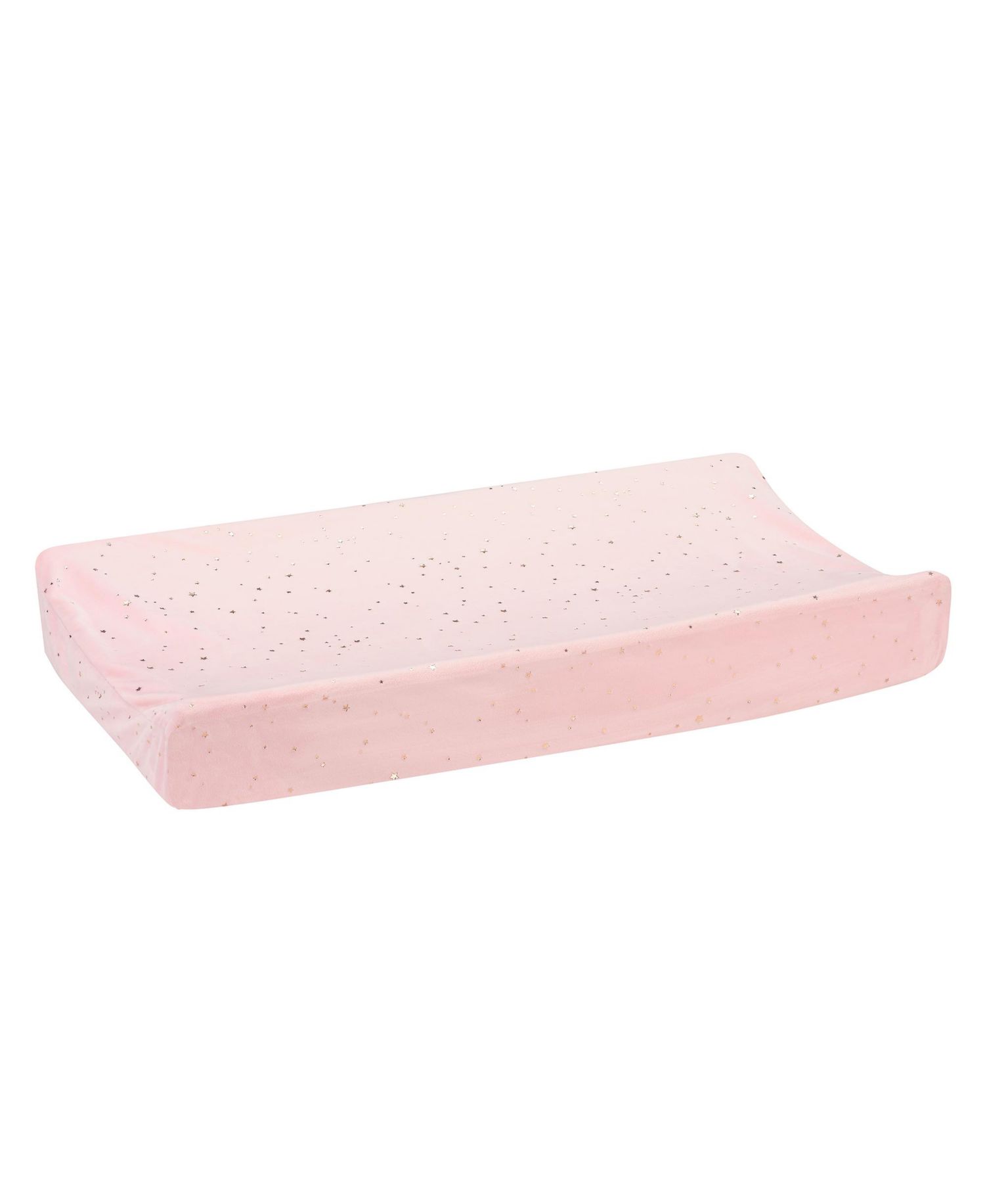 Lambs and Ivy Ballerina Baby Pink/Gold Stars Soft Changing Pad Cover