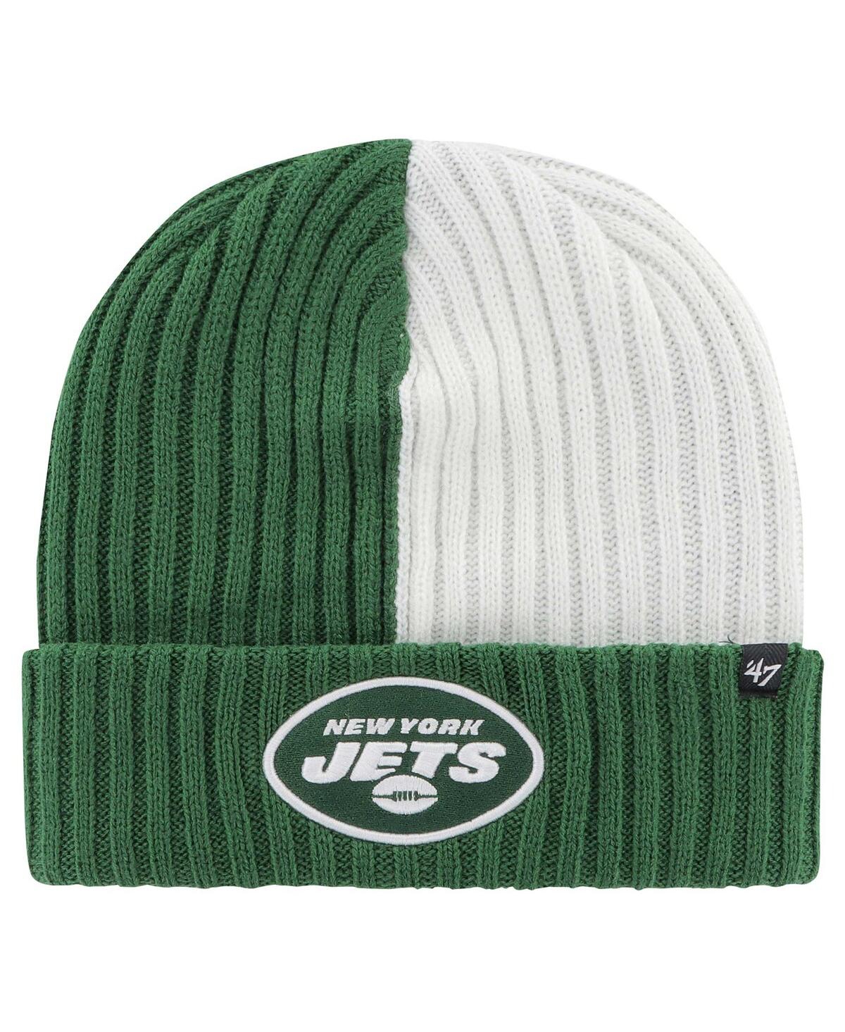 47 Brand Men's ' Green New York Jets Fracture Cuffed Knit Hat