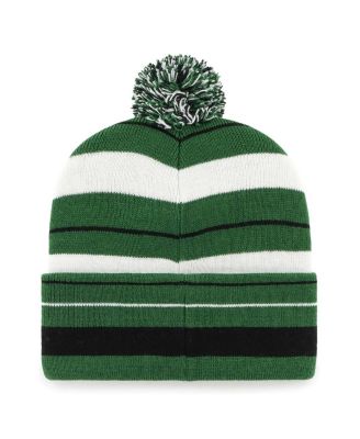 Men's Green New York Jets Powerline Cuffed Knit Hat with Pom