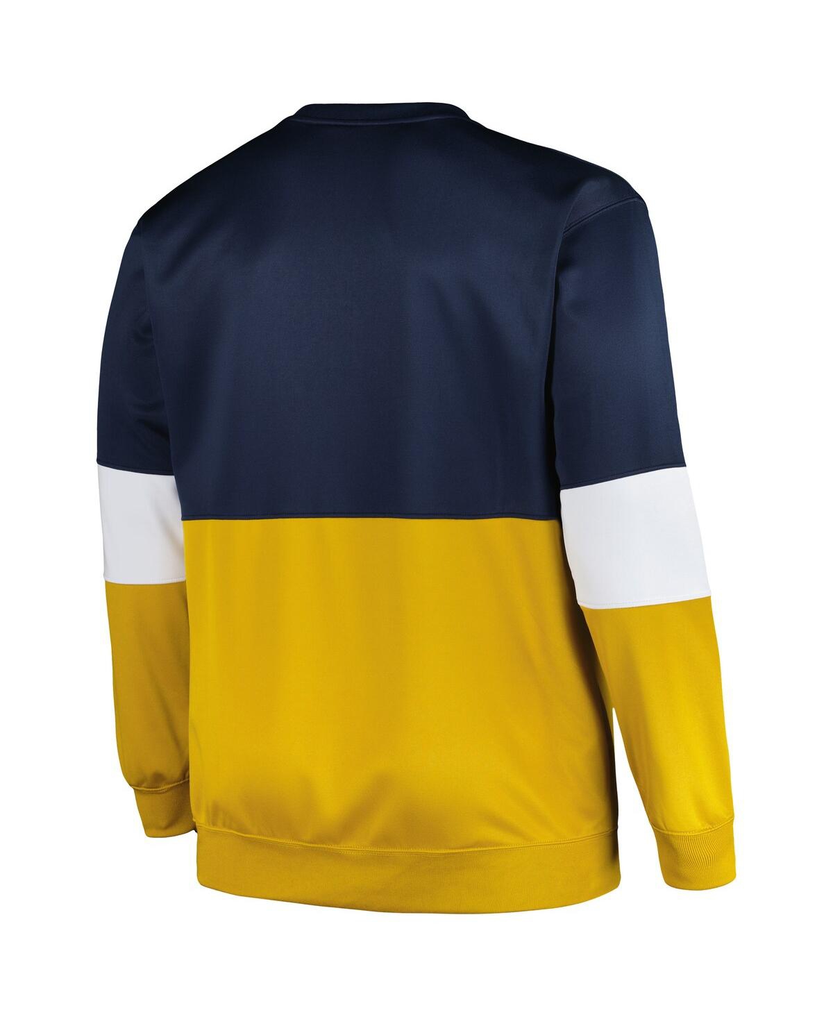 Men's ProfileNotre Dame Fighting Irish Big and Tall Fleece Pullover Sweatshirt - Navy