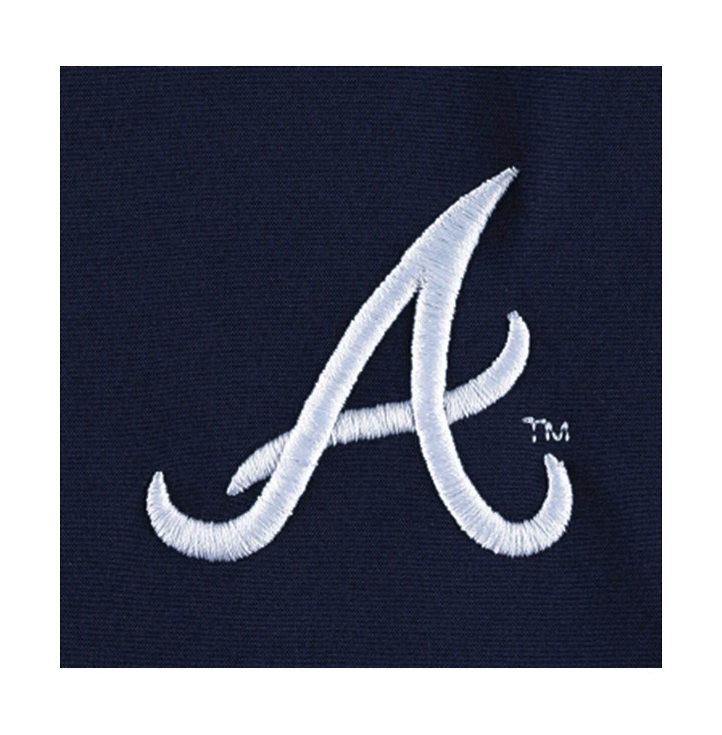 Мужская куртка Dunbrooke Navy, Heather Gray Atlanta Braves Alpha Full-Zip — фото 3