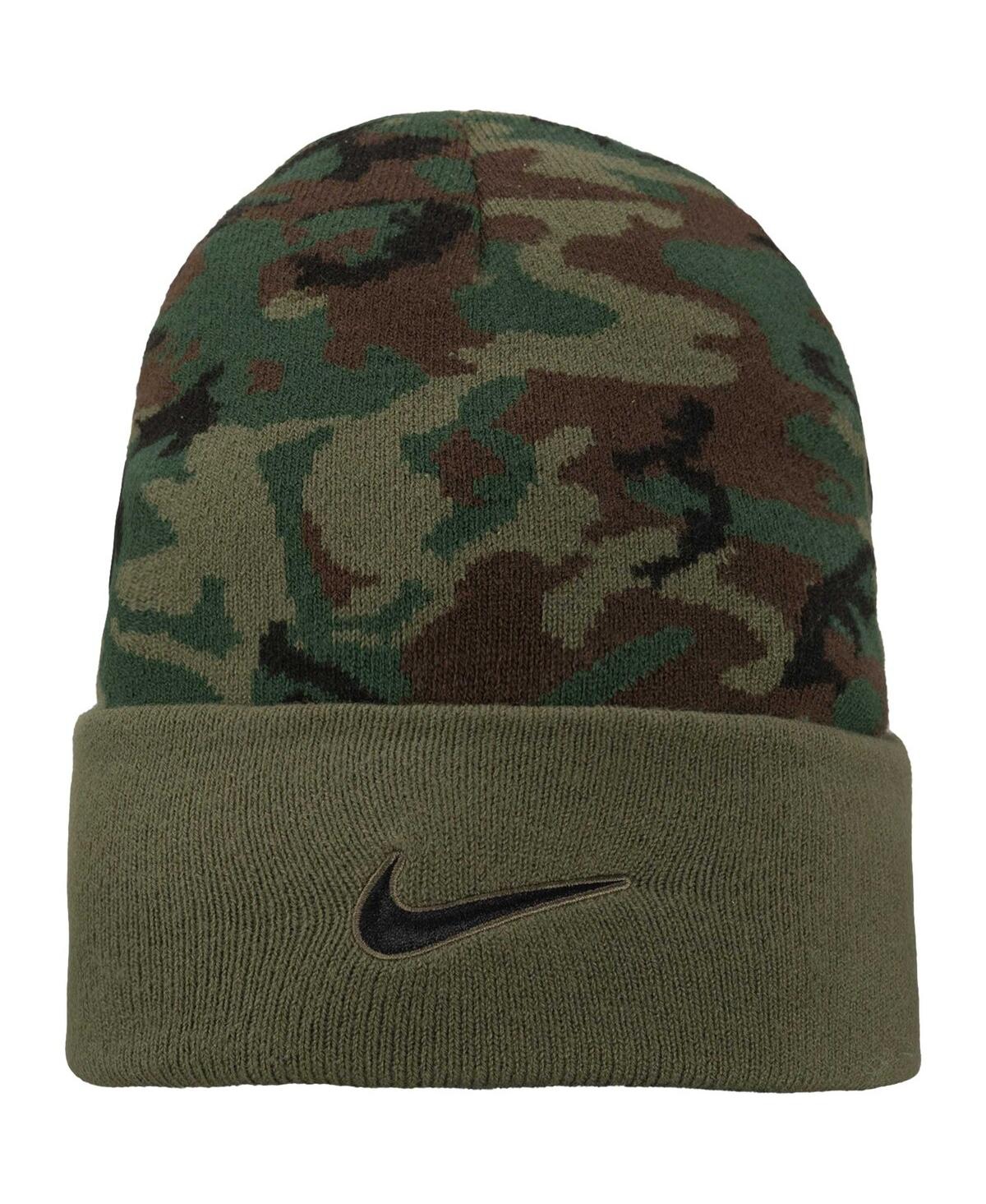 Men's NikeKansas State Wildcats Military-Inspired Pack Cuffed Knit Hat - Camo