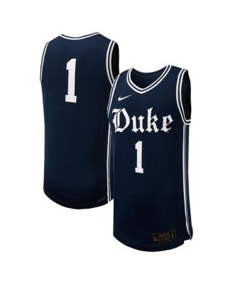 Men s Nike 1 Black Duke Blue Devils Replica Basketball Jersey Macy s