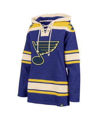 Women's Blue St. Louis Blues Superior Lacer Pullover Hoodie