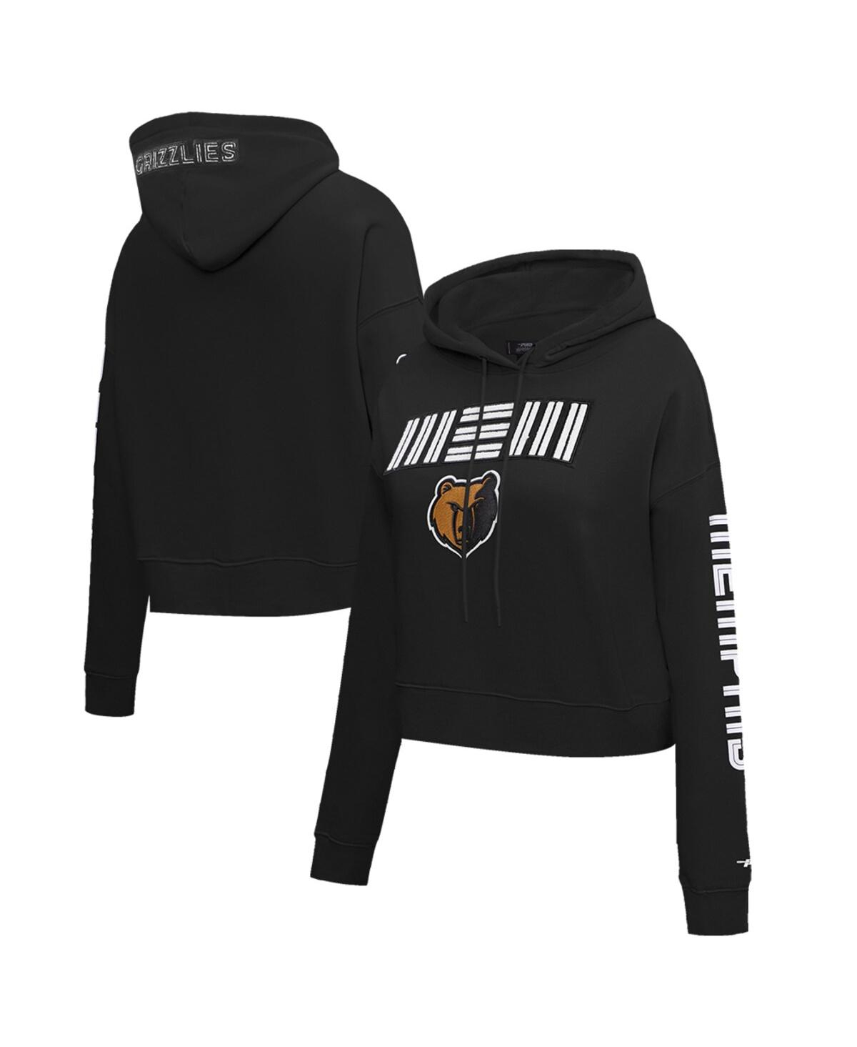 Pro Standard Women's  Black Memphis Grizzlies 2023/24 City Edition Cropped Pullover Hoodie