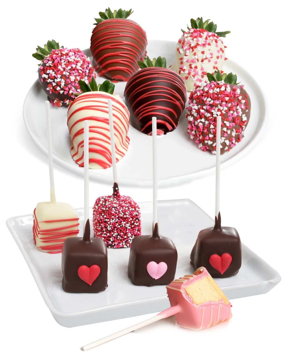 Chocolate Covered Company Love Belgian Chocolate Covered Strawberries And Cheesecake Pops In No Color