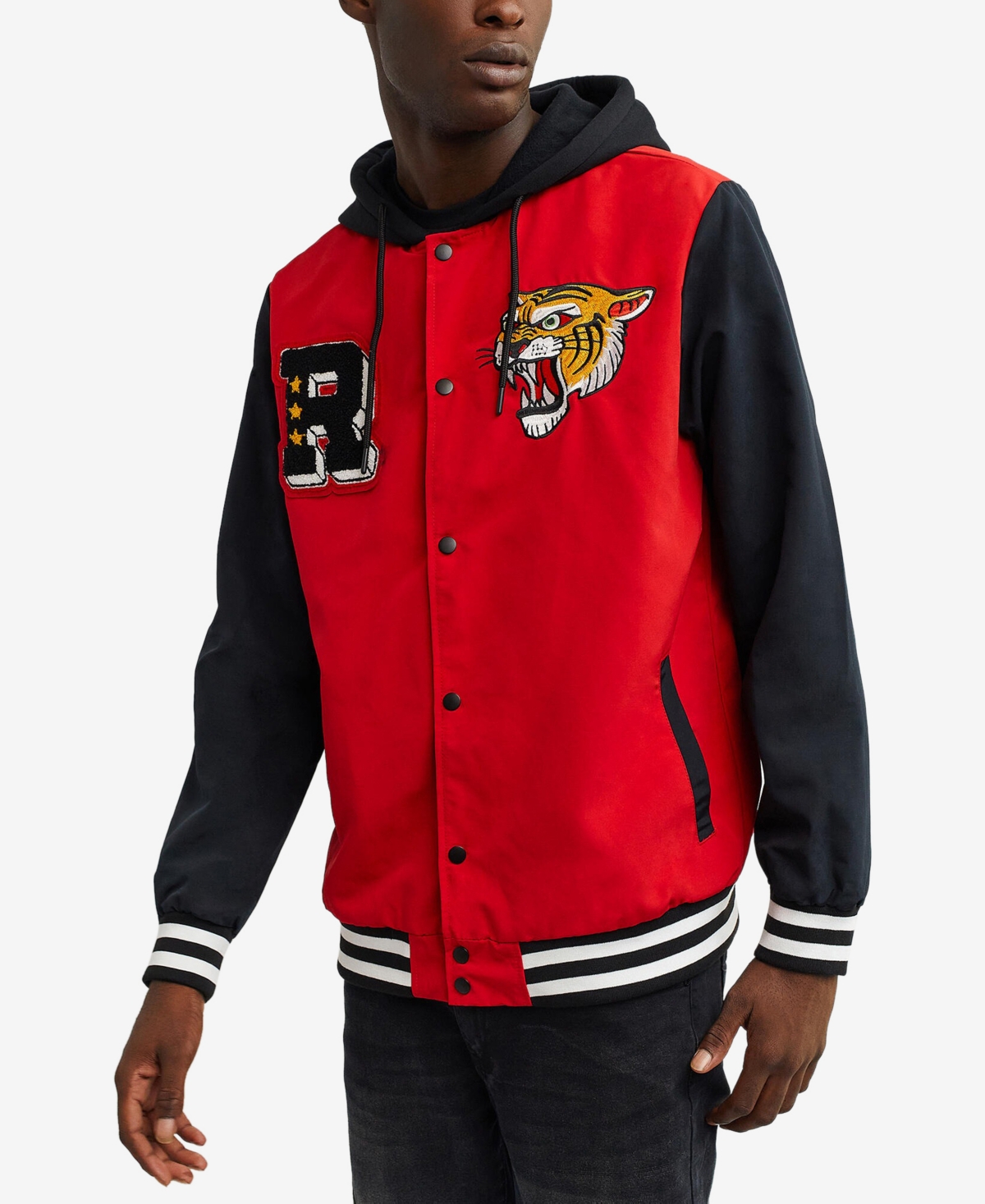 Reason Men's Tigers Varsity Hooded Jacket