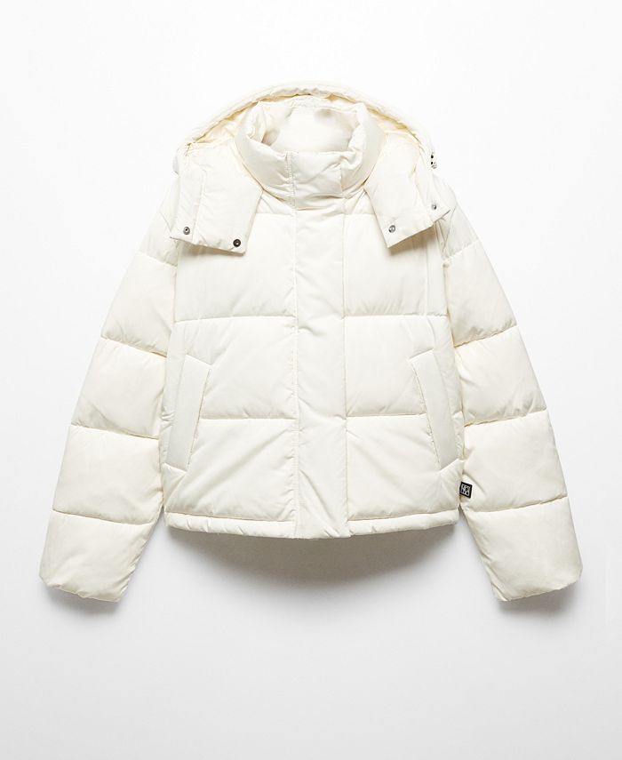 MANGO Women's Short Quilted Anorak Macy's