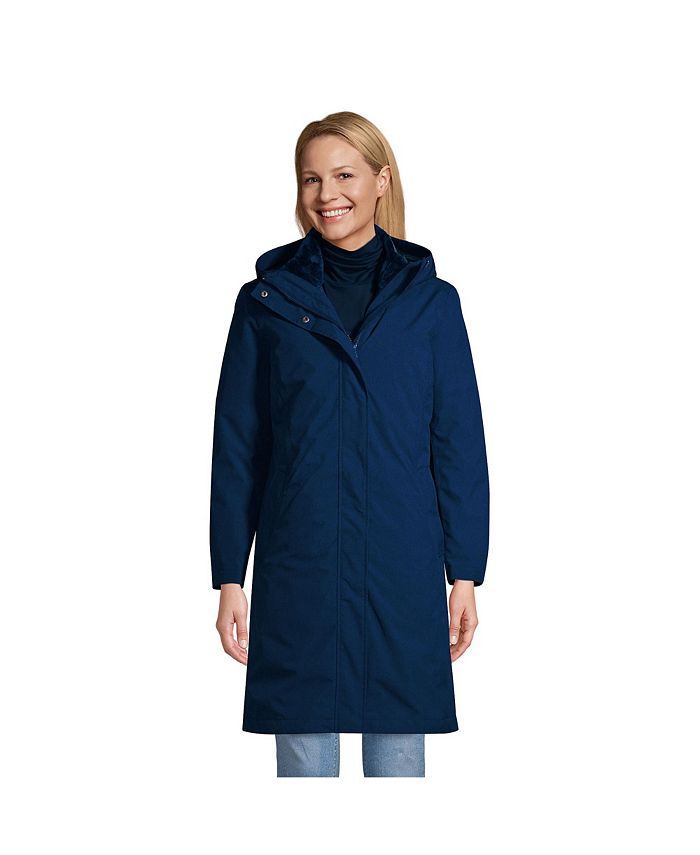 Lands' End Women's Tall Insulated 3 in 1 Primaloft Parka Macy's