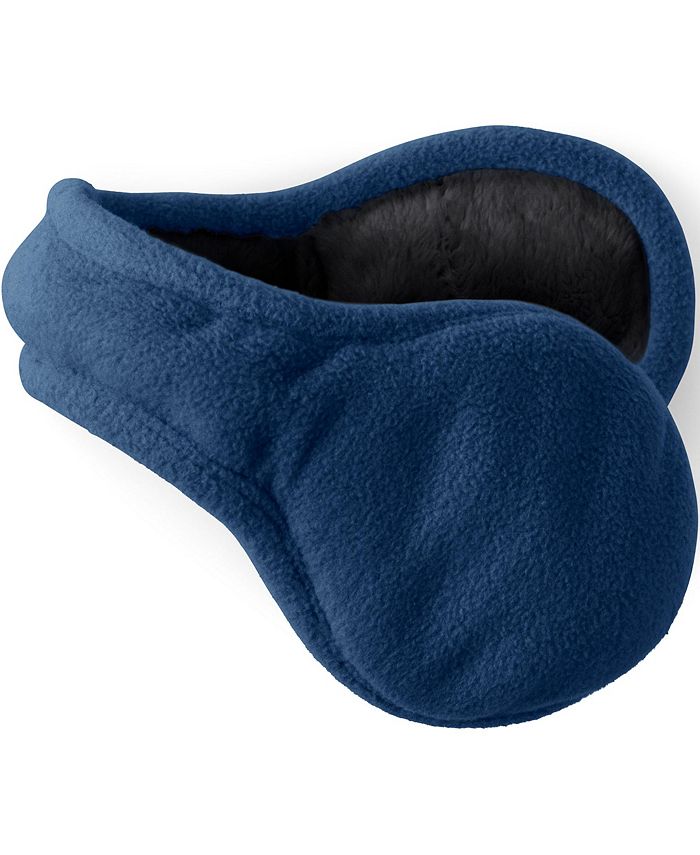 Lands' End Women's Adjustable Fleece Winter Earmuffs Macy's