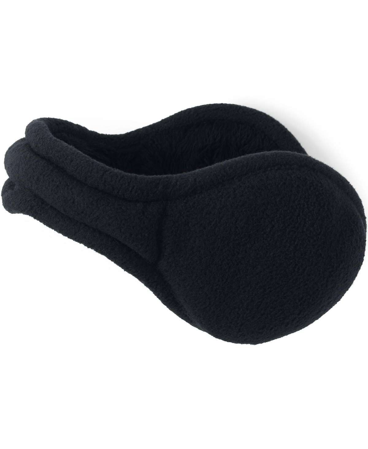 Women's Adjustable Fleece Winter Earmuffs - Black