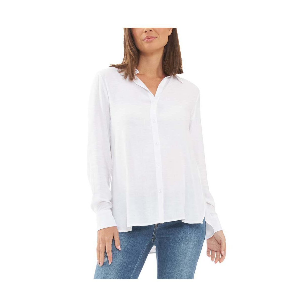 Clara Relaxed Button Up Shirt White - White