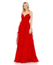 Red prom dress macys online