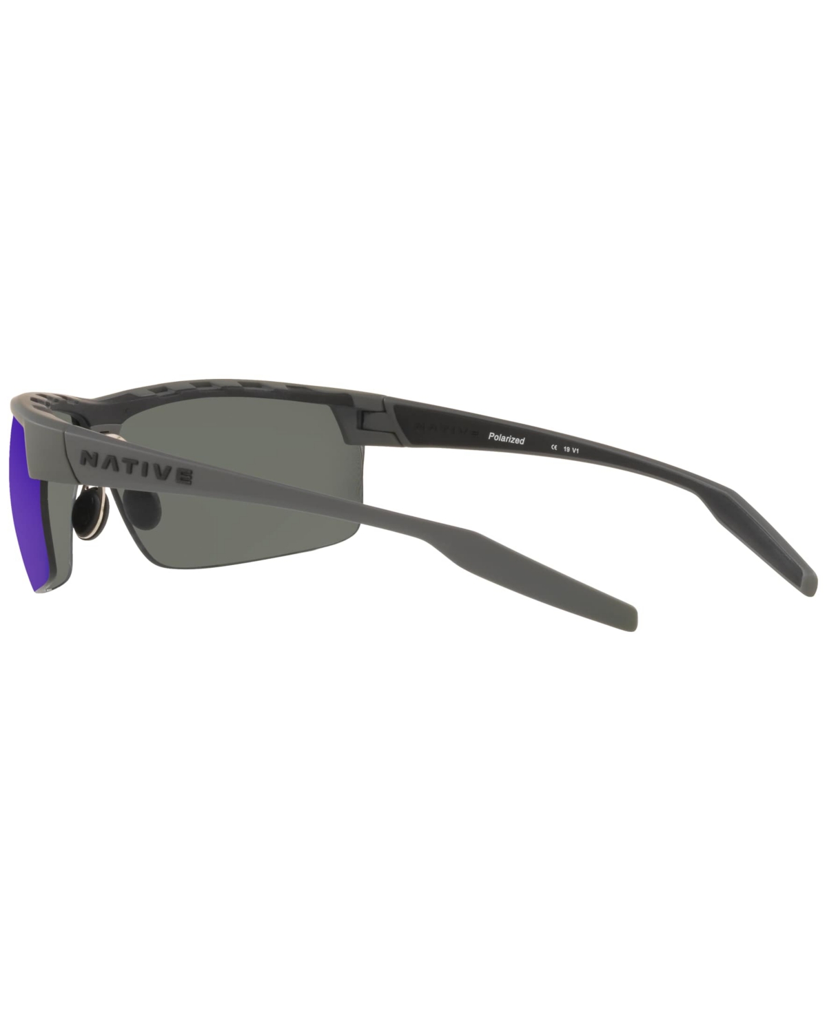 Shop Native Eyewear Native Men's Hardtop Ultra Xp Polarized Sunglasses, Mirror Polar Xd9026 In Granite