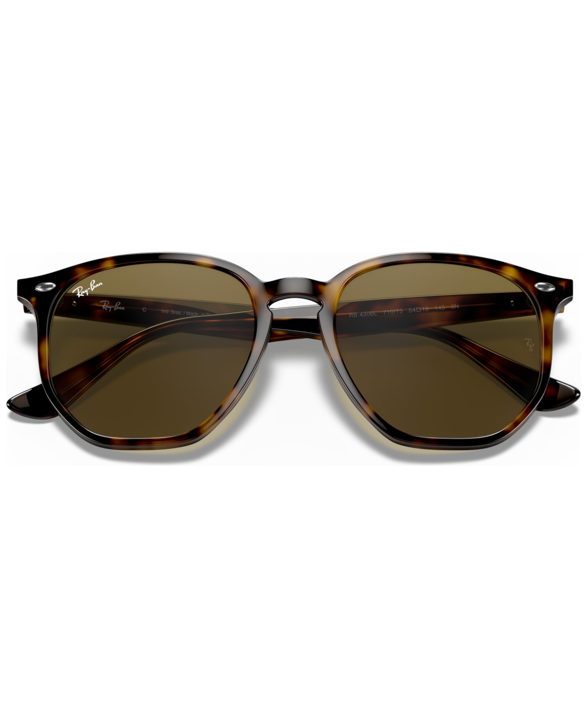 Ray Ban Unisex Sunglasses, Rb4306 In Light Havana