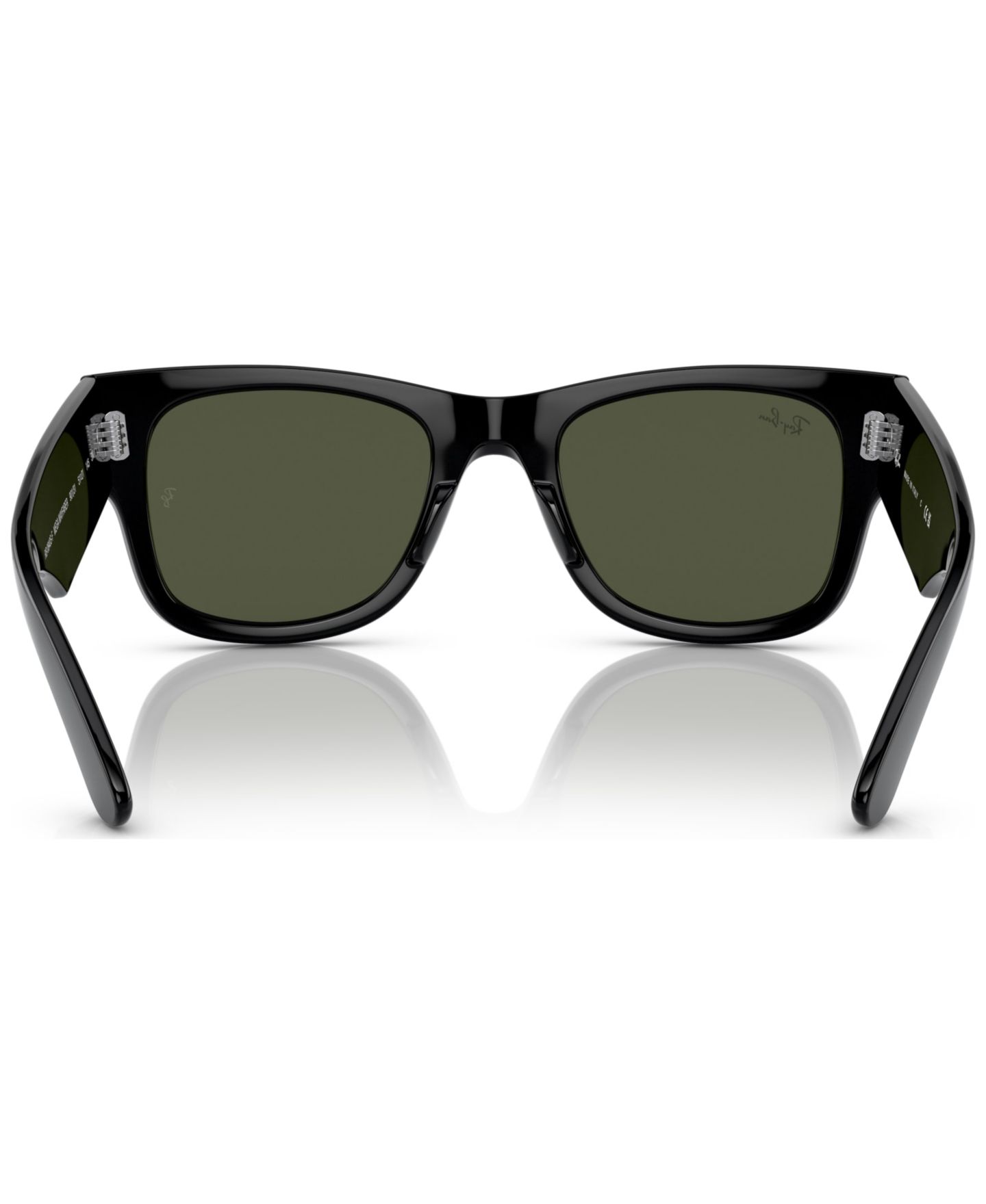Солнцезащитные очки Ray-Ban Unisex Mega Wayfarer Low Bridge Fit Sunglasses RB0840SF, цвет: Чёрный — фото 4
