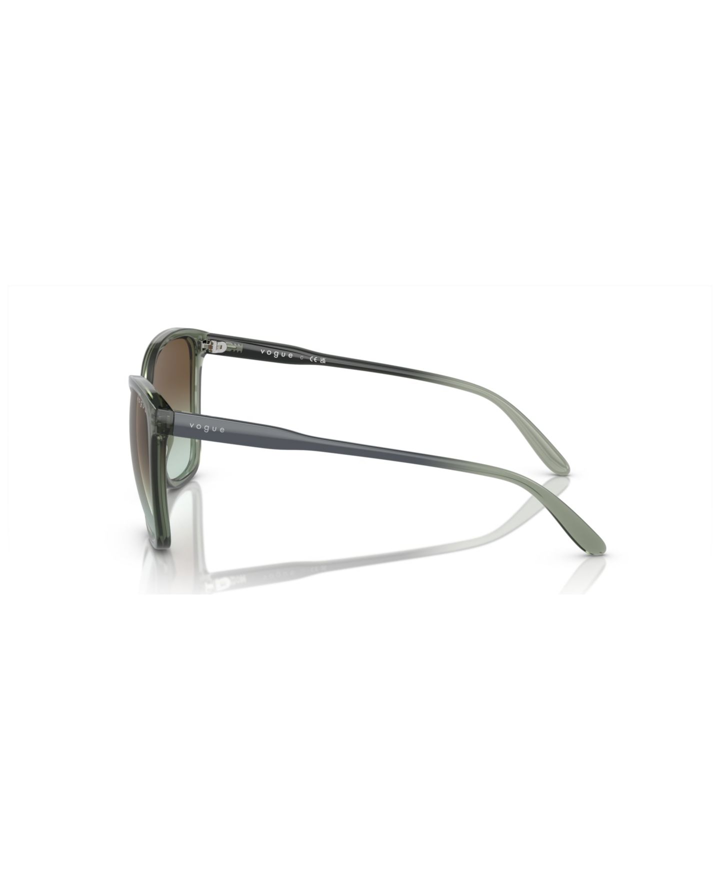 Женские солнцезащитные очки Vogue Eyewear Sunglasses, Gradient VO5520S, цвет: Прозрачный зелёный — фото 3
