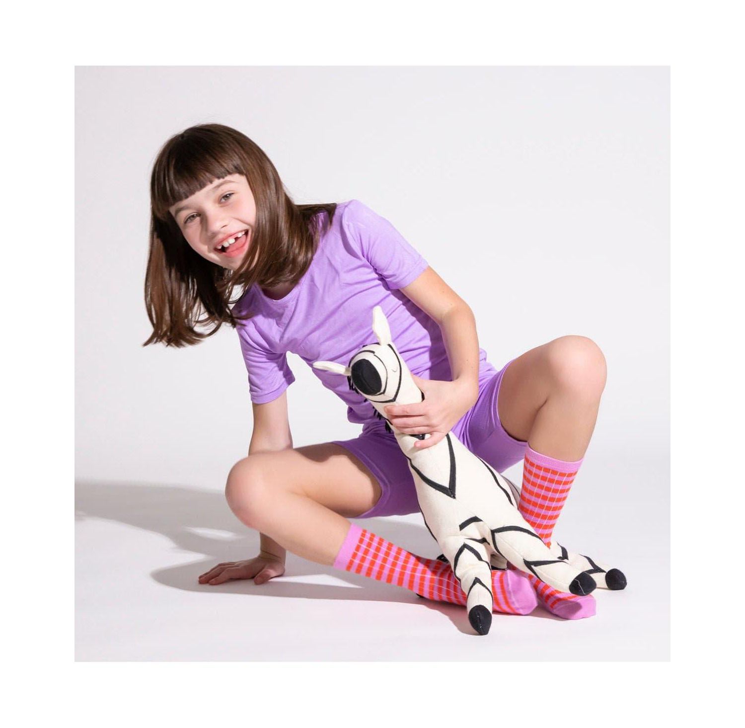 Toddler| Child Girls Lavender 2-Piece Short Sleeve & Shorts Pajama Set