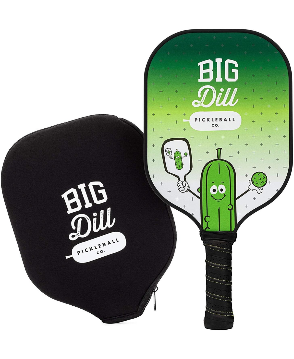 Original Carbon Fiber Pickleball Paddle with Cover - Green