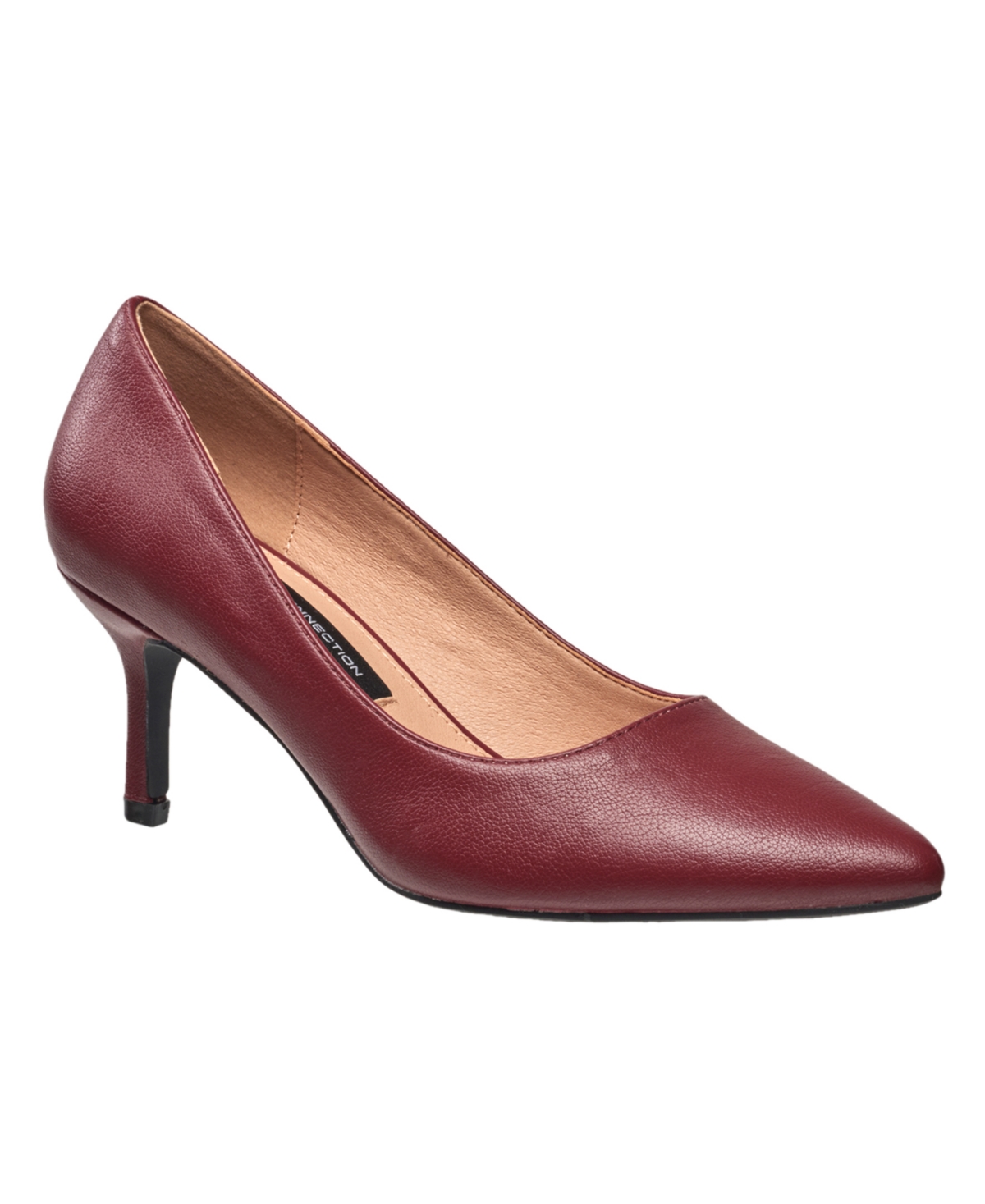 French Connection Women's Kate Flex Pumps In Burgundy- Faux Leather
