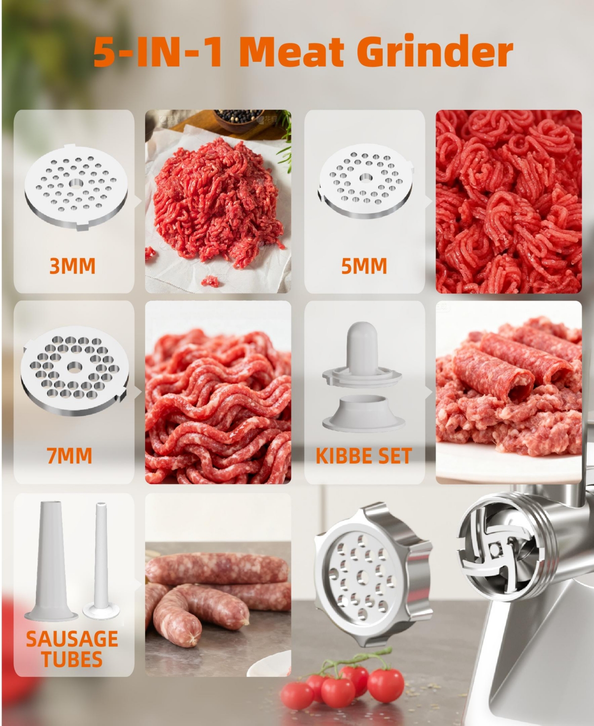 Inolait 44 lbs Portable Countertop Ice Maker Machine with Scoop