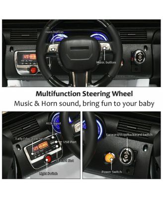 12V Electric Ride On Truck with Parental Remote Control and LED Lights