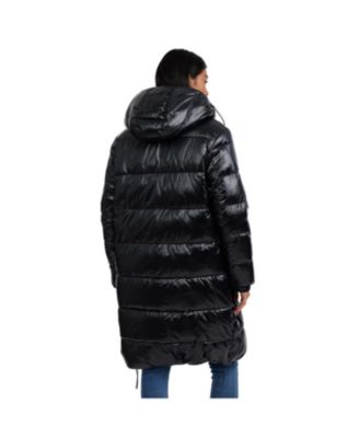 Women's Alsephina Ladies Reversible to Sherpa Long Puffer Coat