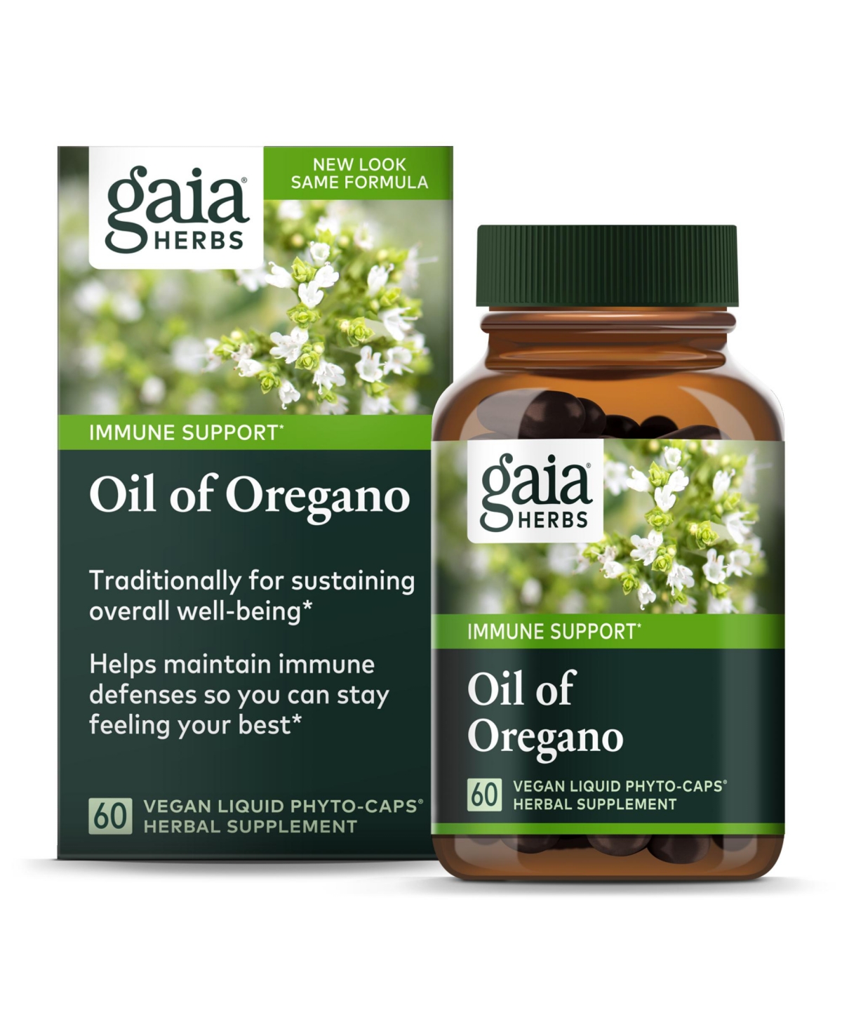 Oil of Oregano - Immune and Antioxidant Support Supplement to Help Sustain Overall Well-Being - With Oregano Oil, Carvacrol, and Thymol - 6