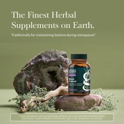 Black Cohosh - Menopause Support Supplement to Support Hormone Balance & Health for Women - 60 Vegan Liquid Phyto-Caps (60 Servings)