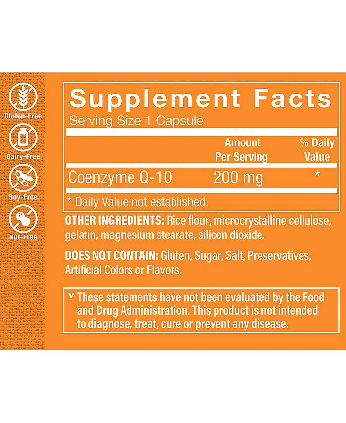 The Vitamin Shoppe CoQ10 Supports Cardiovascular Health & Energy