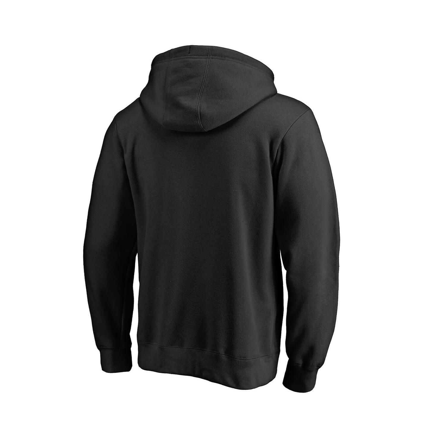 Мужское худи Fanatics Black Chicago Bulls Alternate Logo Pullover — фото 2