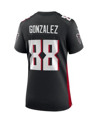 Women's Tony Gonzalez Black Atlanta Falcons Game Retired Player Jersey