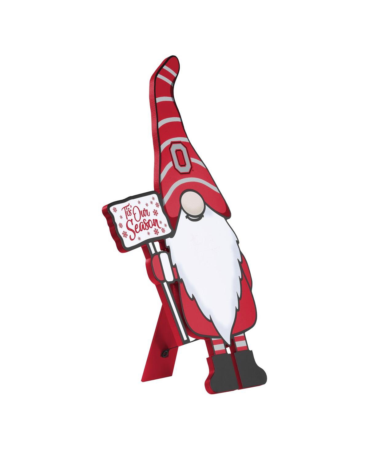 Shop Foco Ohio State Buckeyes  16" Tis Our Season Gnome In Red,white