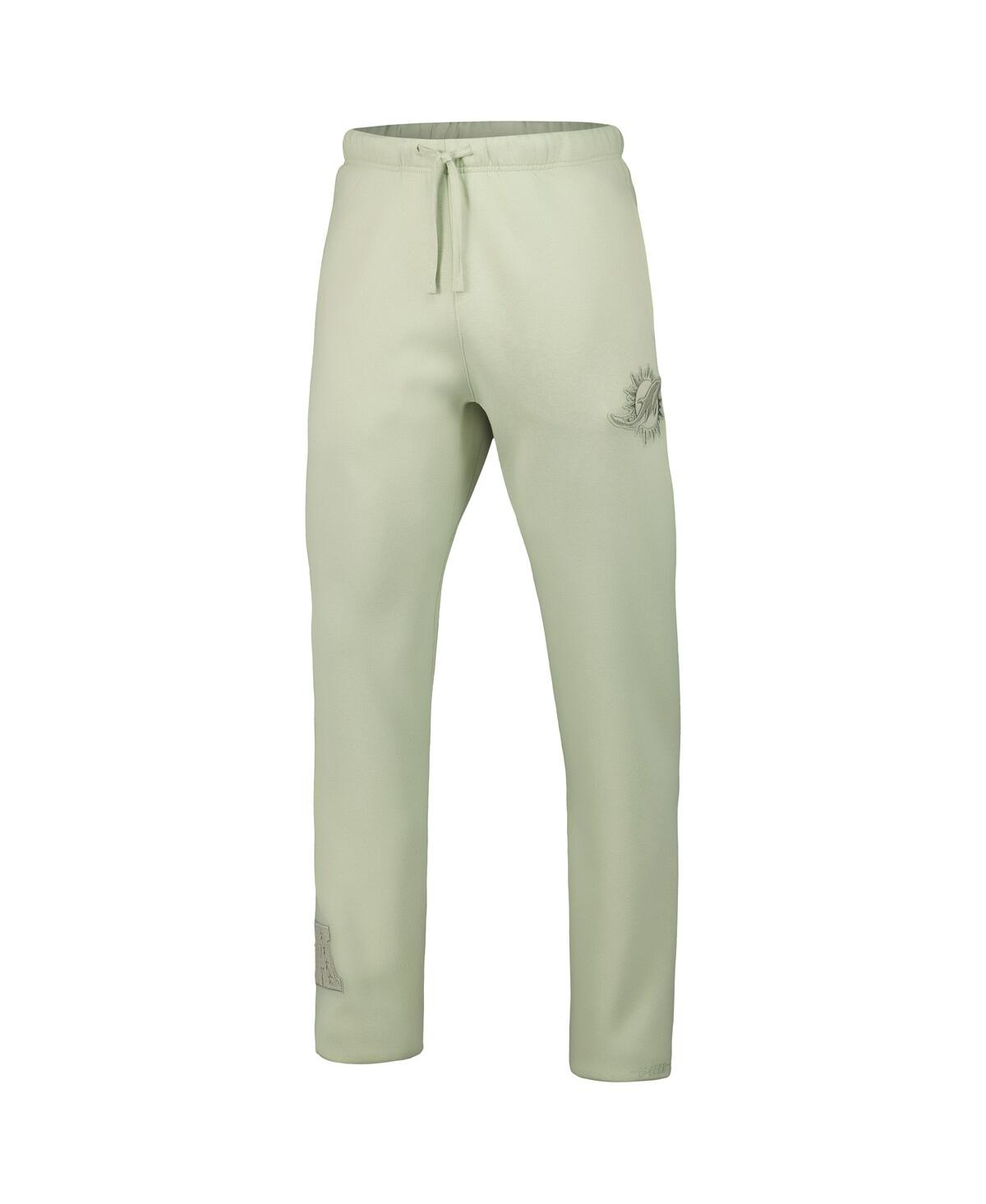 Shop Pro Standard Men's  Light Green Miami Dolphins Neutral Fleece Sweatpants