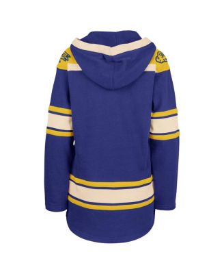 Women's Royal Buffalo Sabres Superior Lacer Pullover Hoodie