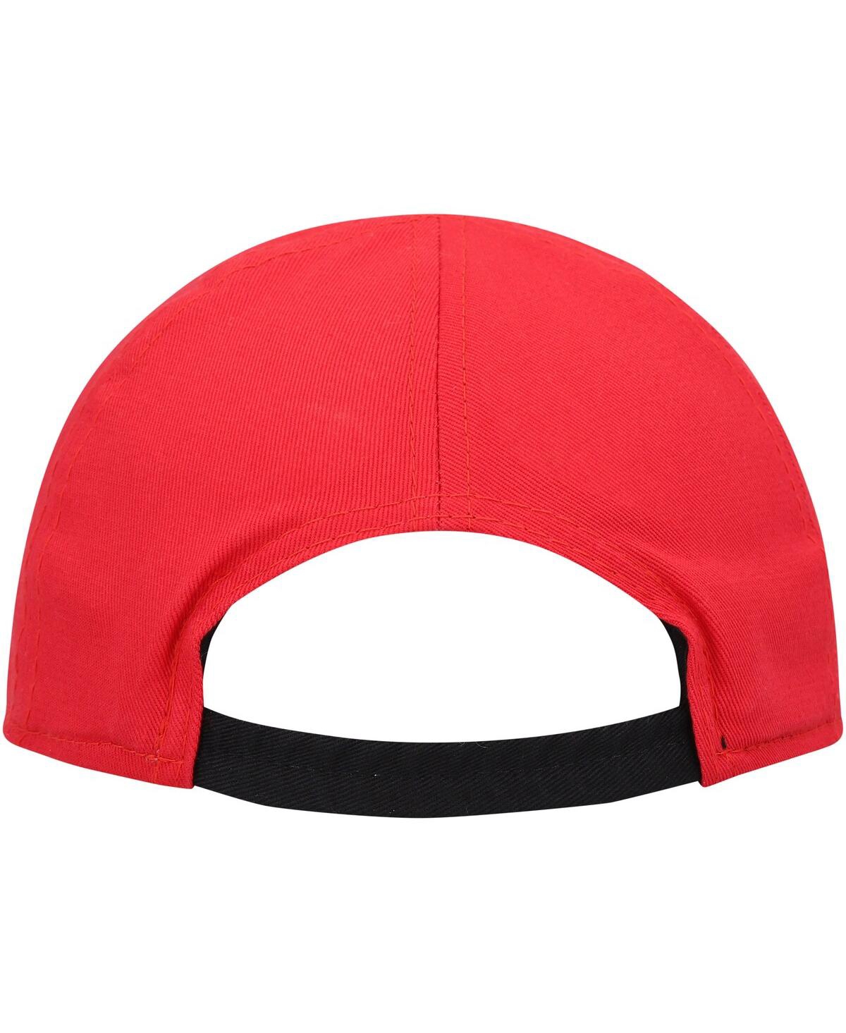 Shop New Era Infant Boys And Girls  Red, Black Kansas City Chiefs My 1st 9twenty Adjustable Hat In Red,black