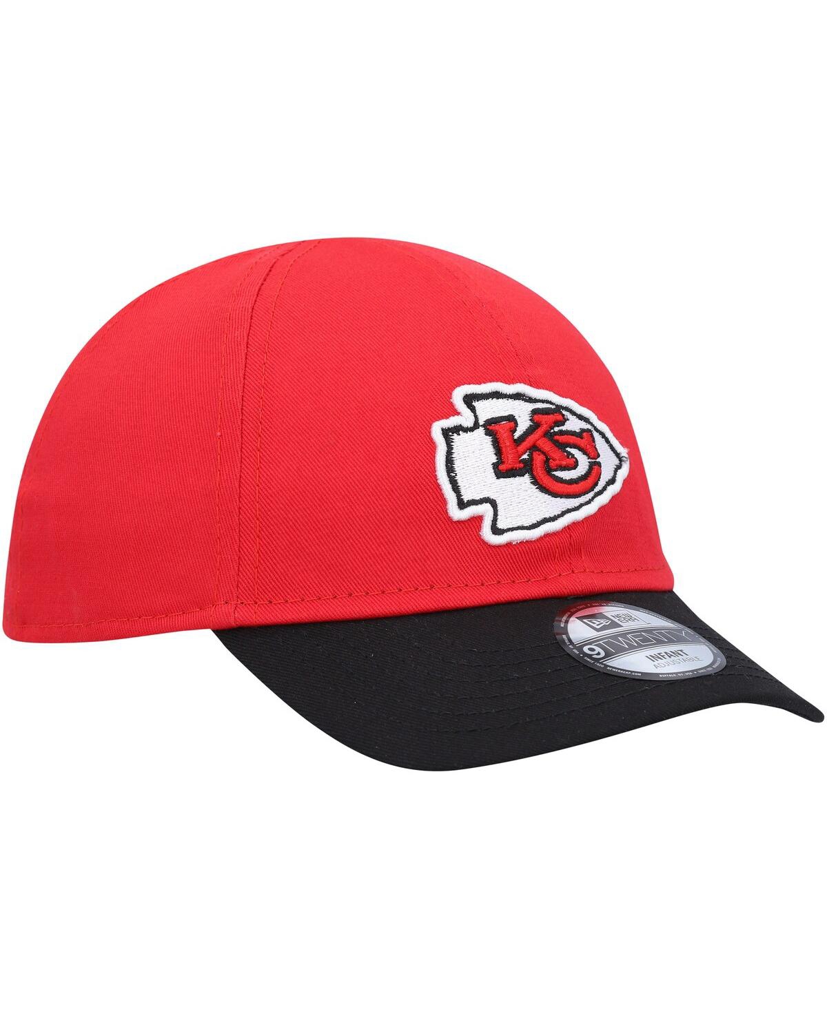 Shop New Era Infant Boys And Girls  Red, Black Kansas City Chiefs My 1st 9twenty Adjustable Hat In Red,black