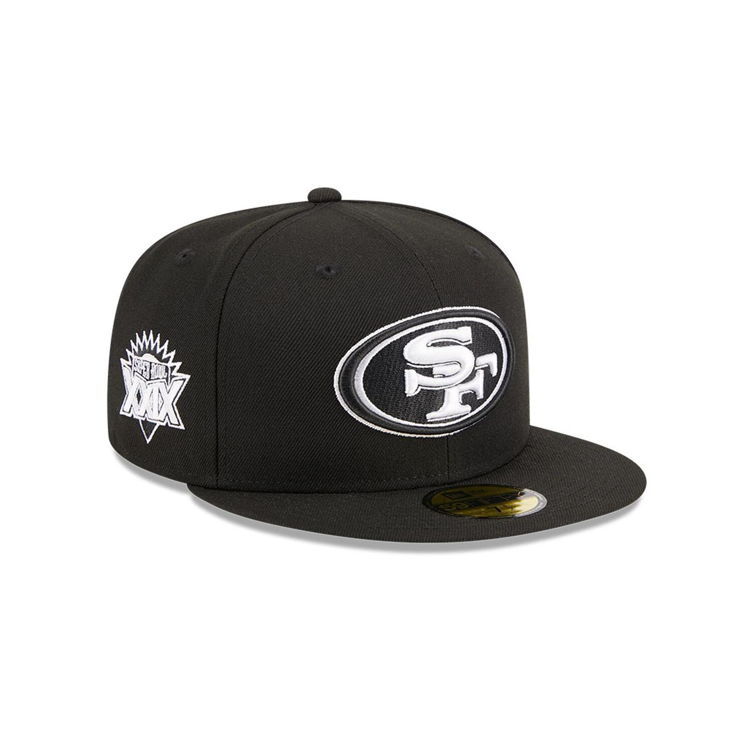 Men's Black San Francisco 49ers Main Patch 59FIFTY Fitted Hat