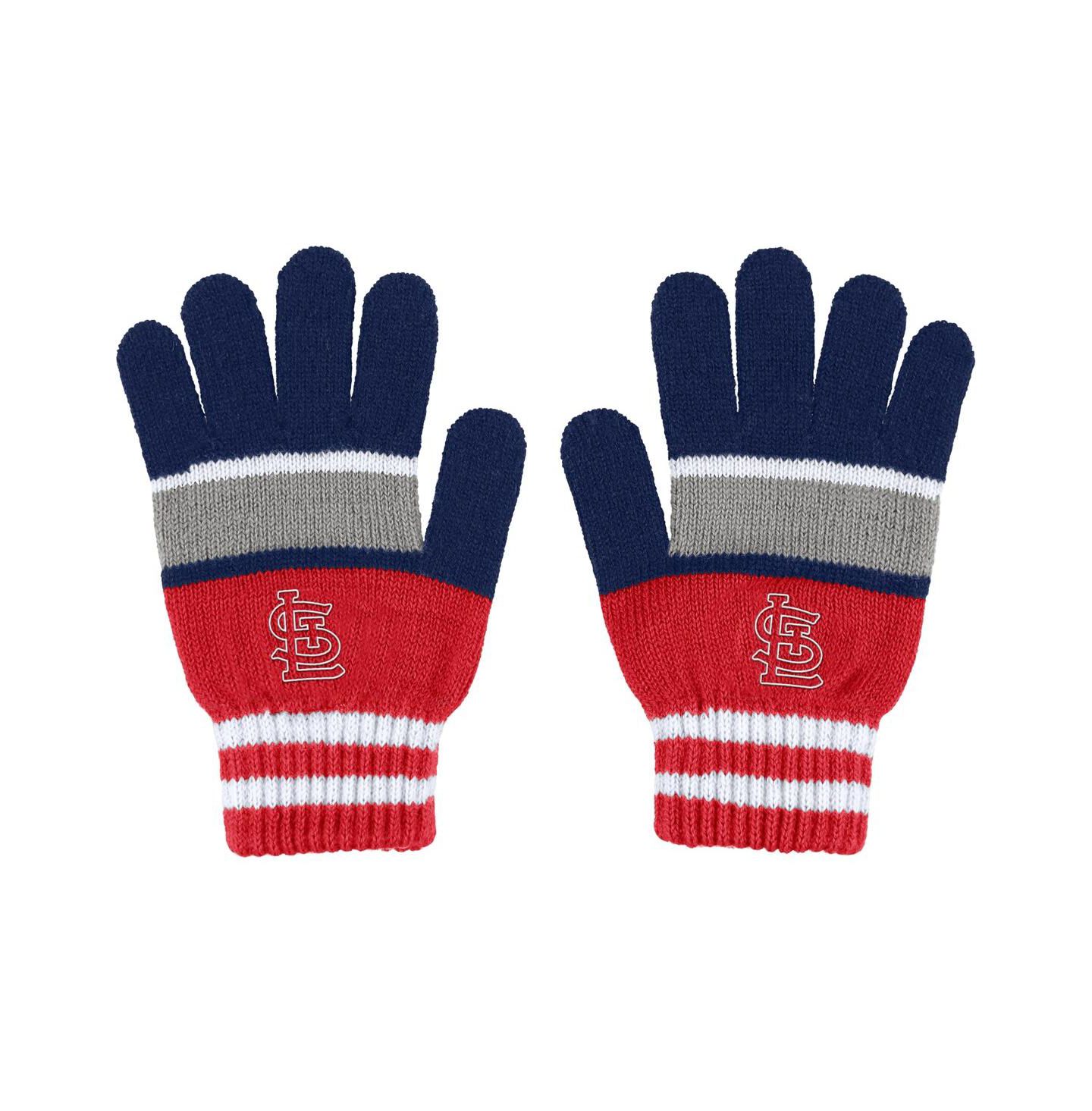 Женские аксессуары WEAR by Erin Andrews St. Louis Cardinals Stripe Glove and Scarf Set — фото 2
