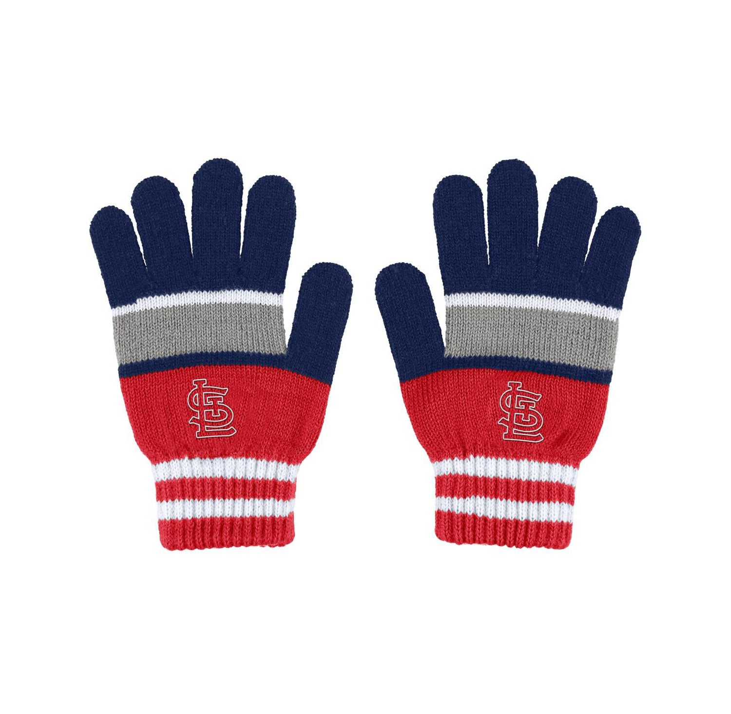 Women's St. Louis Cardinals Stripe Glove and Scarf Set
