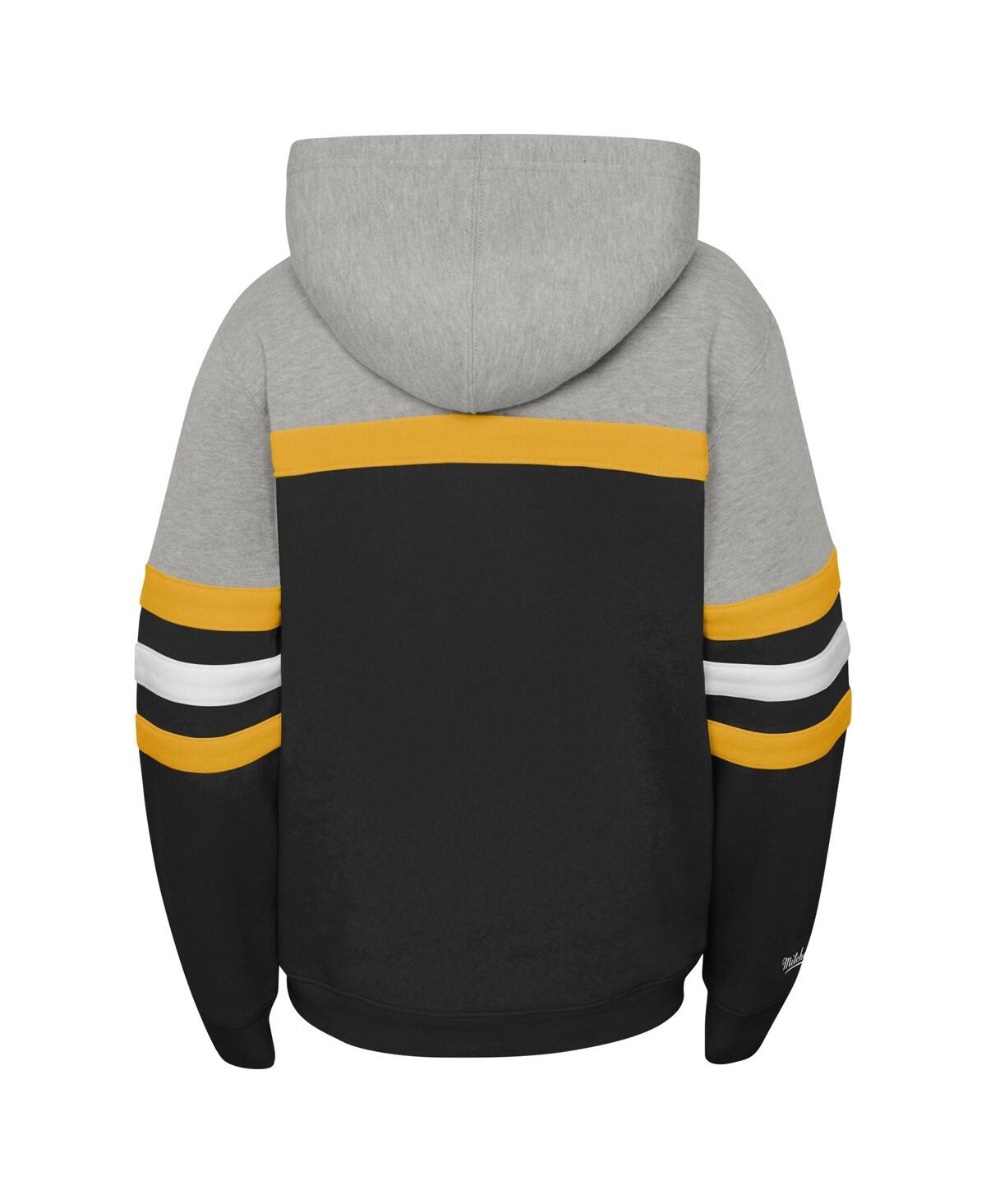 Shop Mitchell & Ness Big Boys  Gray Pittsburgh Penguins Head Coach Pullover Hoodie