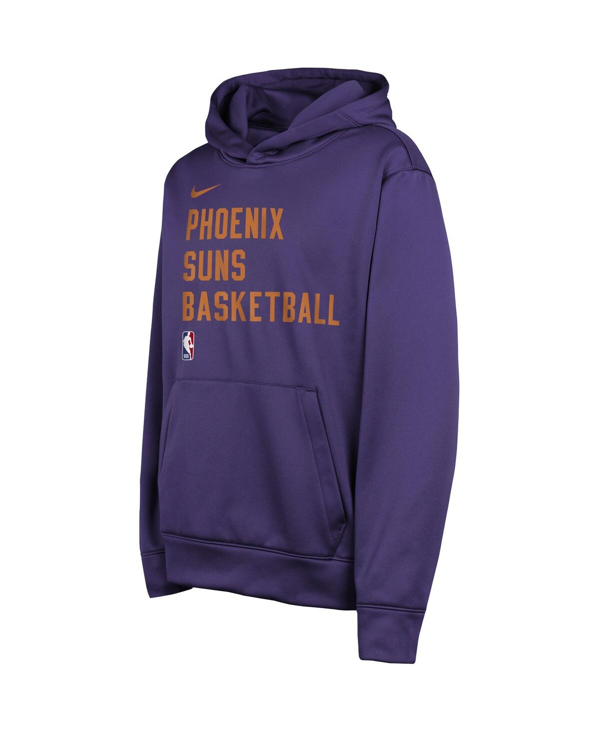 Shop Nike Big Boys  Purple Phoenix Suns Spotlight Performance Pullover Hoodie