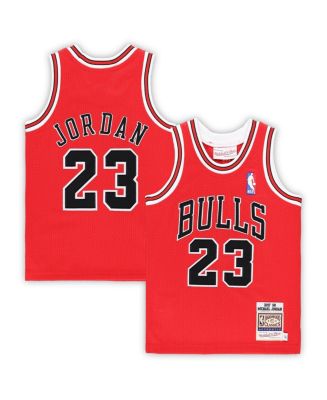 Toddler Boys and Girls Mitchell Ness Michael Jordan Red Chicago Bulls 1997 98 Hardwood Classics Authentic Jersey Macy s