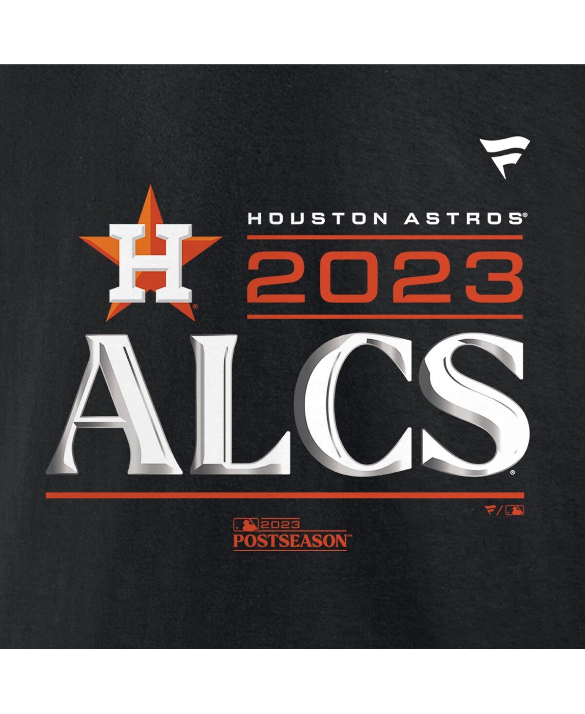 Fanatics Branded  Black Houston Astros 2023 Division Series Winner Locker Room T-shirt In Black