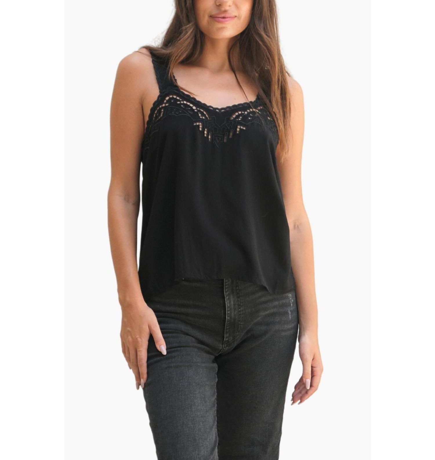 Women's Embroidered Iris Camisole