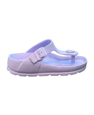 Women s Comfort Slide Thong Buckle EVA Flat Sandal