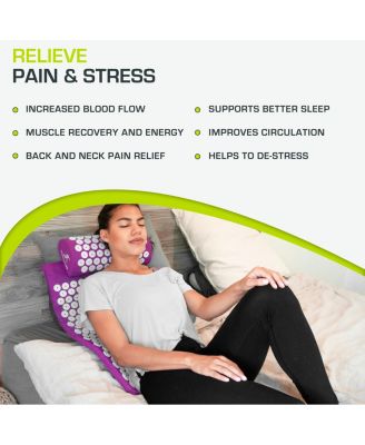 Acupressure Mat and Pillow Set