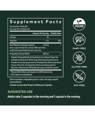 Prostate Health - Supports Prostate Health and Function for Men - With Saw Palmetto, Green Tea, Nettle Root, and White Sage - 120 Liquid Phyto-Capsules (40-Day Supply)