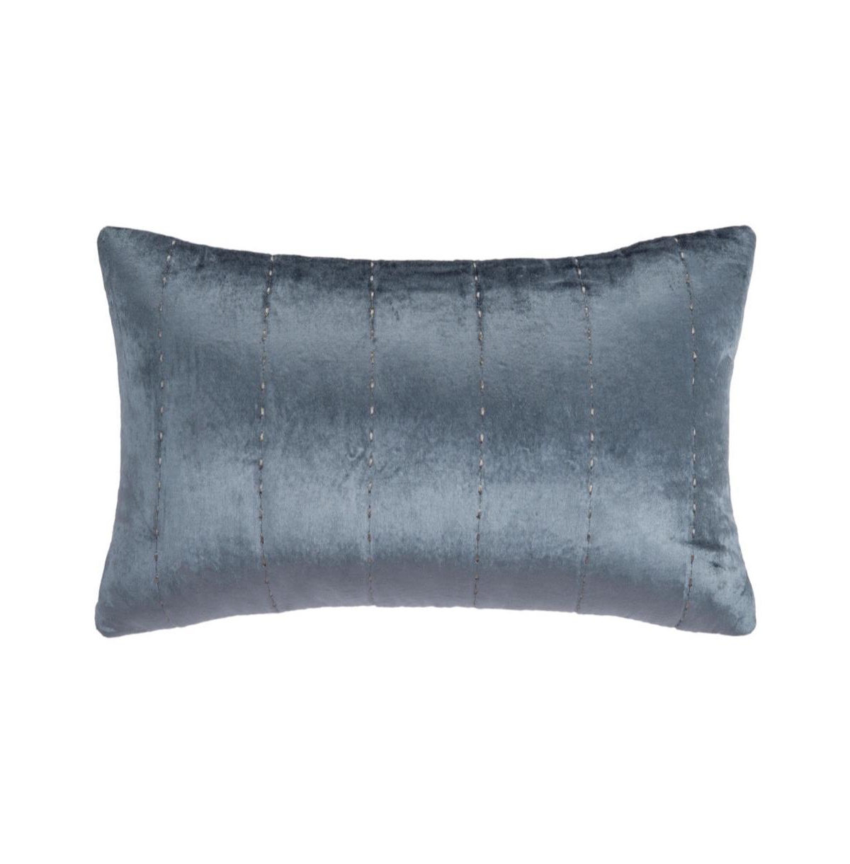 Safavieh Gressa 12" X 20" Pillow In Grey,blue